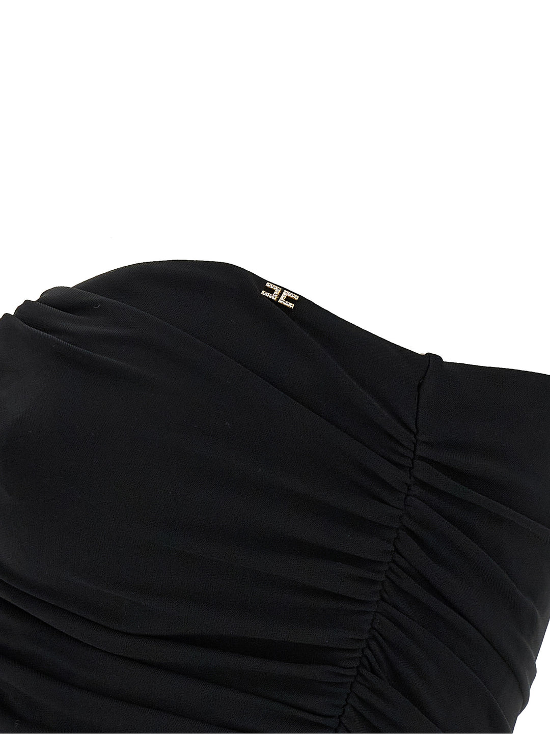 Elisabetta Franchi Heart-Shaped Neckline Dress Dresses - Black | 078f8da2fde4306443b475eabbd3ece15e5ec349