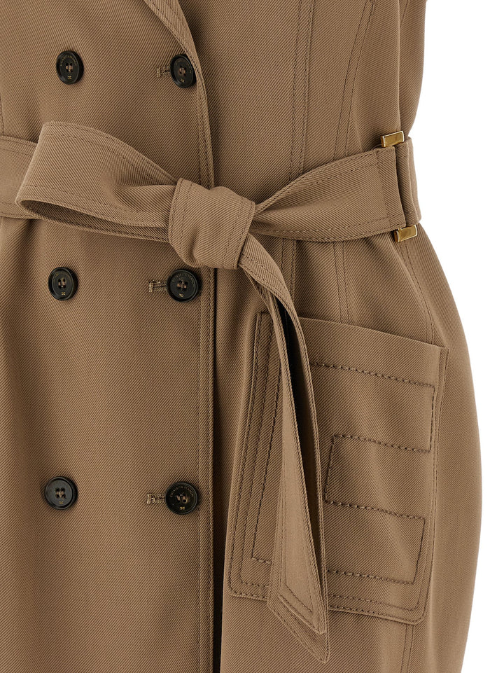 Elisabetta Franchi Vest Dress Dresses - Beige | 9d7e2ccb8e45515a01b16e9fcb93f0196a80a489