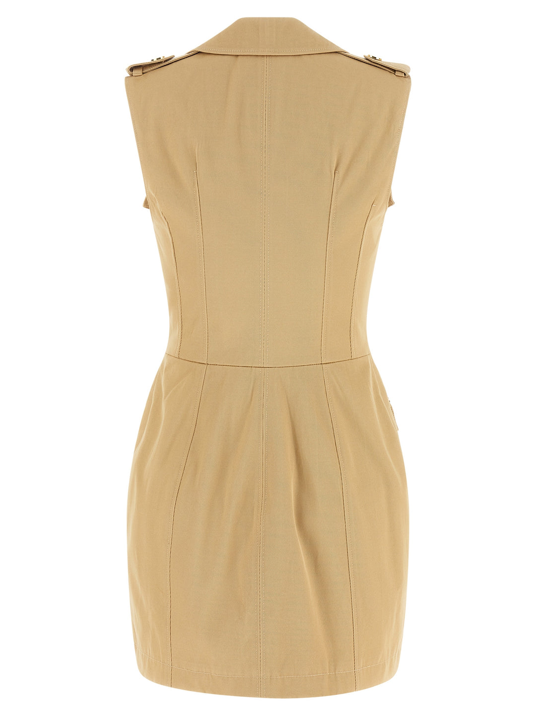 Elisabetta Franchi Double-Breasted Dress Dresses - Beige | 5b142860eb3744281896972b7f3ff89024289709