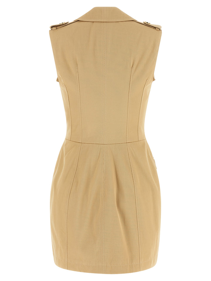 Elisabetta Franchi Double-Breasted Dress Dresses - Beige | 5b142860eb3744281896972b7f3ff89024289709