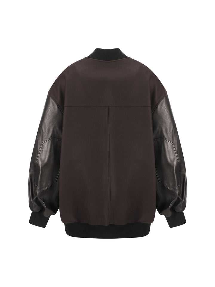 SPENCER JACKET LEATHER COMBO