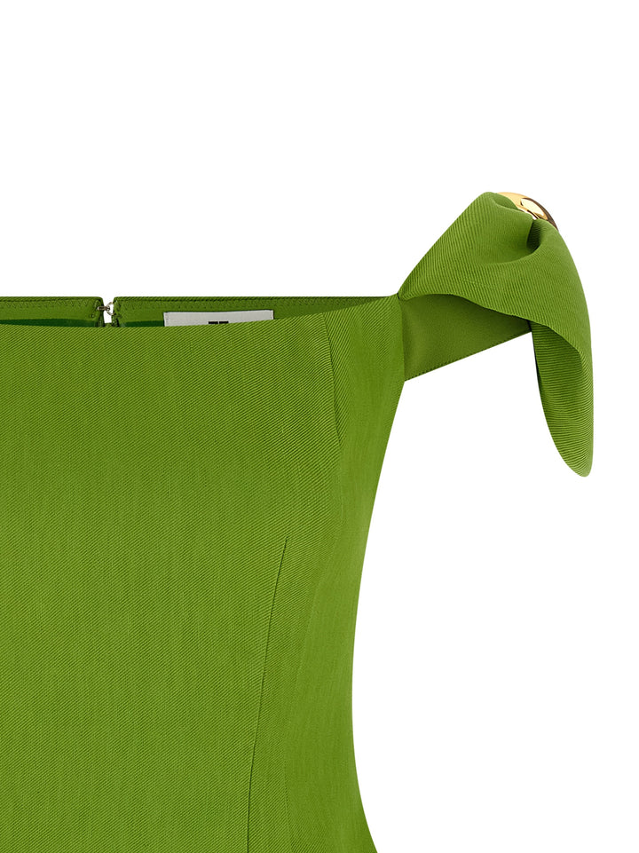 Elisabetta Franchi Amphora Dress Dresses - Green | cb6535bfc78eb225c1117308fabd03cb9985f712