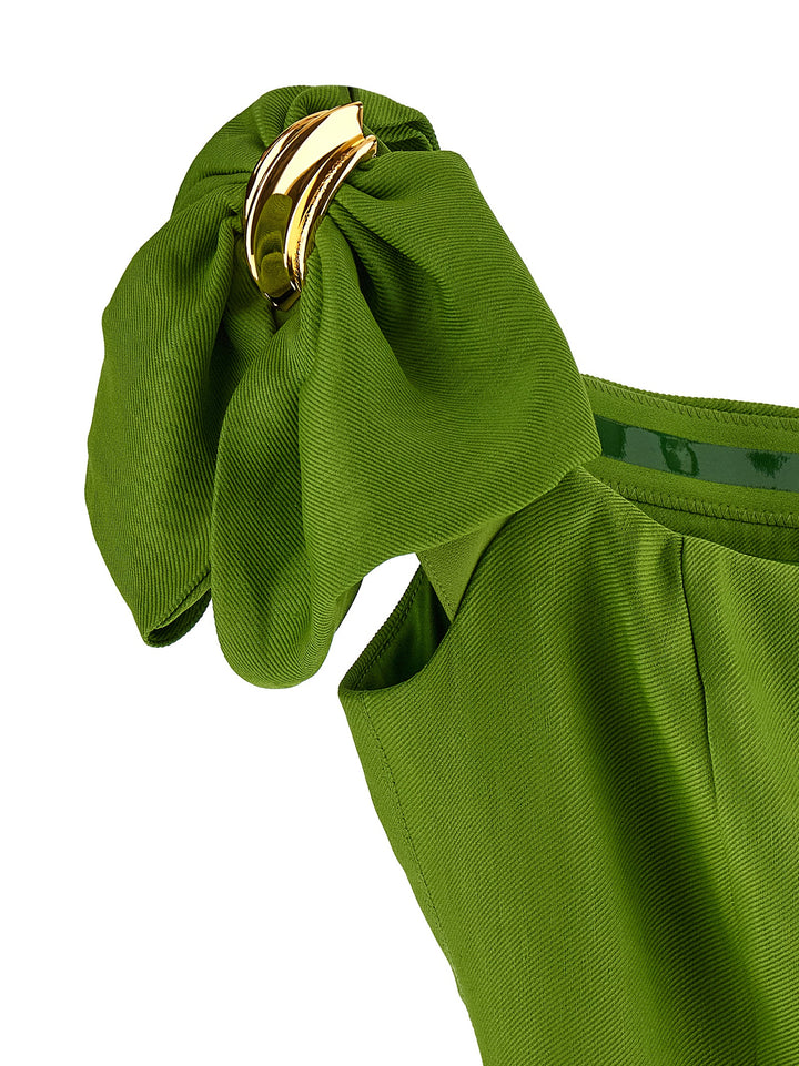 Elisabetta Franchi Amphora Dress Dresses - Green | e2501a7f1e5ec75d9ab9ba88f95855f039fefee0