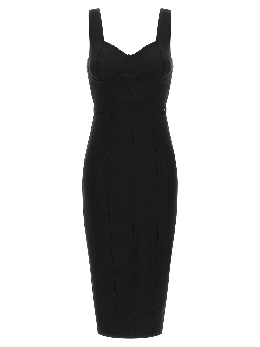 Elisabetta Franchi Scuba Dress Dresses - Black | daeaa2afb2e7aa0b3a6f5f87e60fef6c5ac7ee92