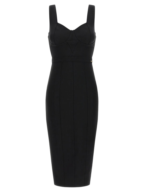 Scuba Dress Dresses Black