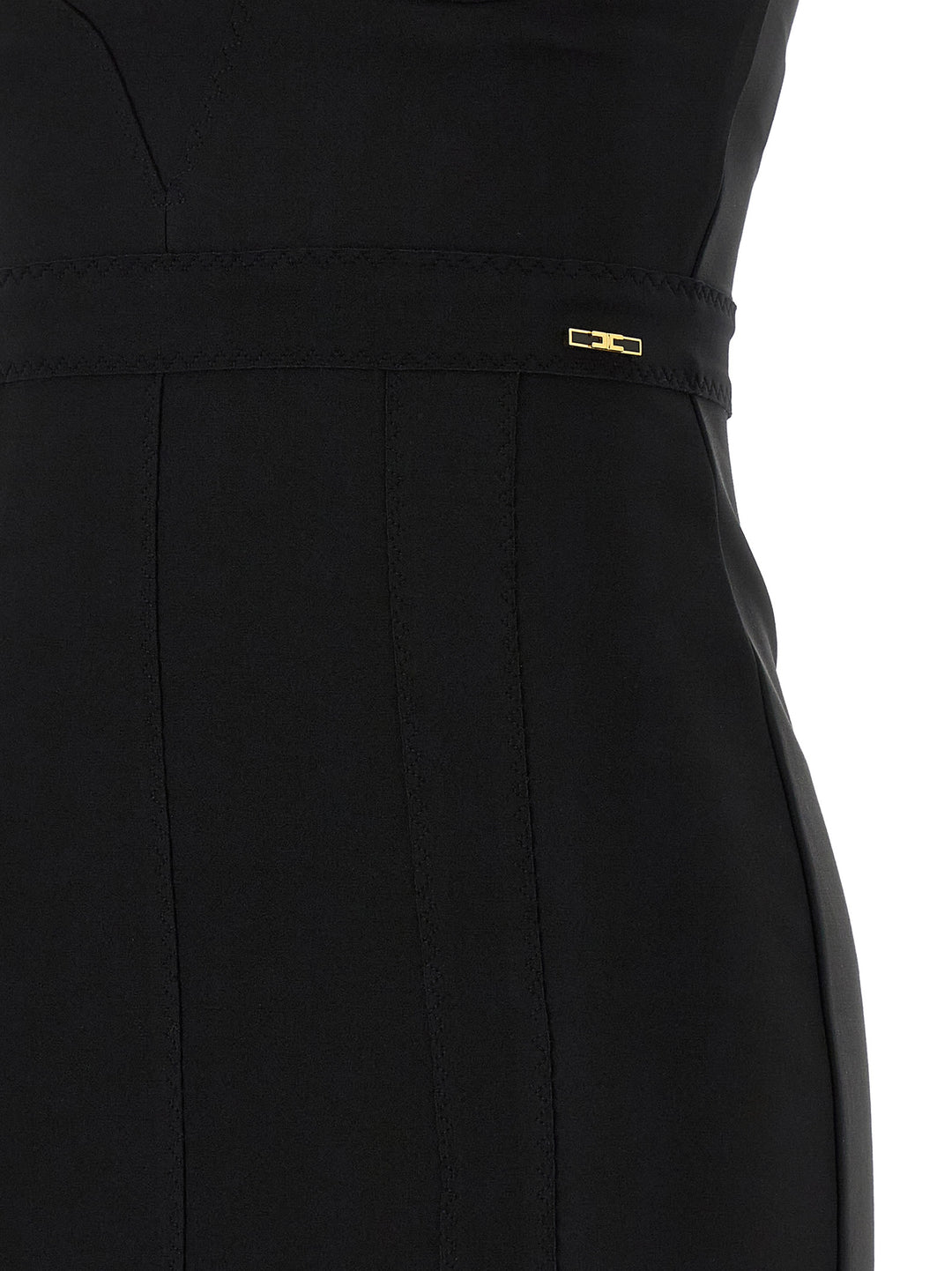 Elisabetta Franchi Scuba Dress Dresses - Black | 9a32058aba1b67e94740ef854e5f3c54a3ab0e48