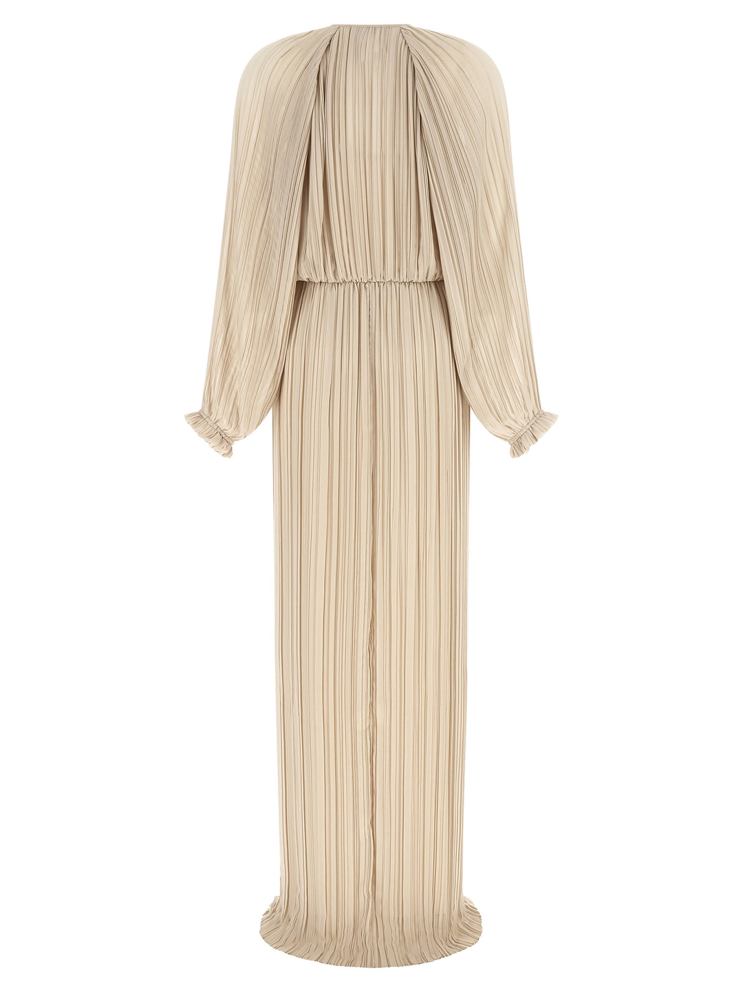 Fabiana Filippi Long Pleated Dress Dresses - Beige | bcf5b80535b826af16121f2d4912e7b3cbdeb0c1