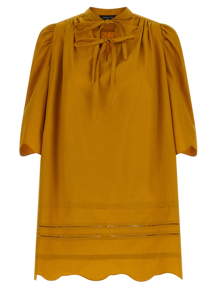 Fabiana Filippi Loose Dress Dresses - Yellow | ec86edee67ed1fd0542c4b397a2f722d5bfa58ef