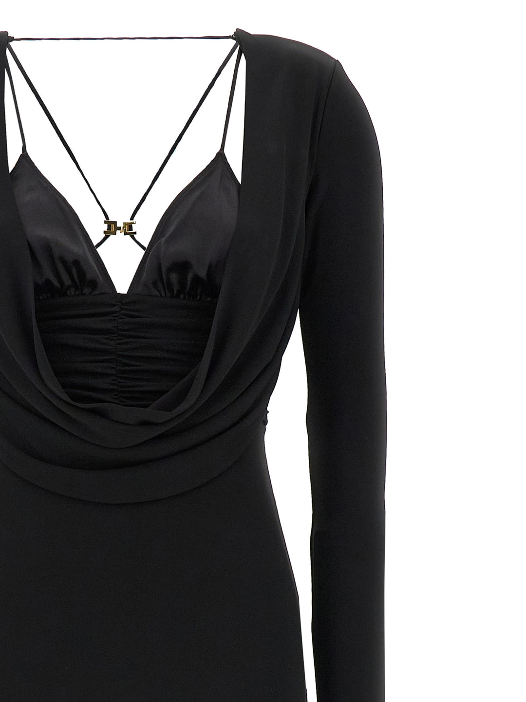 Elisabetta Franchi Red Carpet Dresses - Black | dcc3c66c0d7622a9fba271da614ac27768627bbb