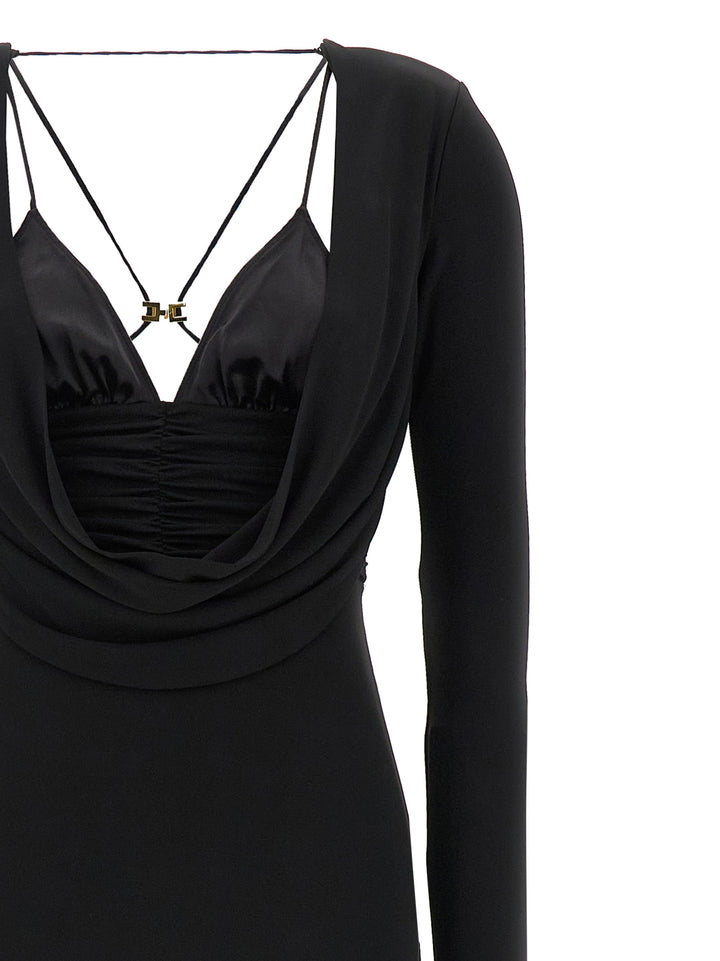 Elisabetta Franchi Red Carpet Dresses - Black | dcc3c66c0d7622a9fba271da614ac27768627bbb