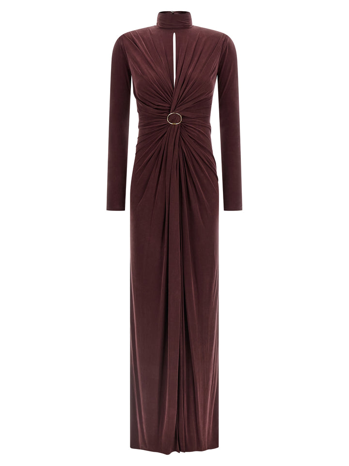 Elisabetta Franchi Red Carpet Dresses - Bordeaux | f9736c7a78db9b3bea3314a18ffebef413b60219