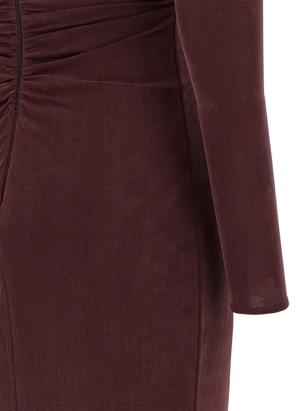 Elisabetta Franchi Red Carpet Dresses - Bordeaux | 13cf6227475637b6fd6eb5bdb712319e29d693a9