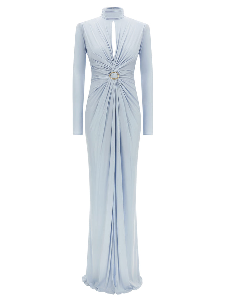 Elisabetta Franchi Red Carpet Dresses - Light Blue | 3fc4ec5d46becb8b5f514ce59fb1a3be482d7d09