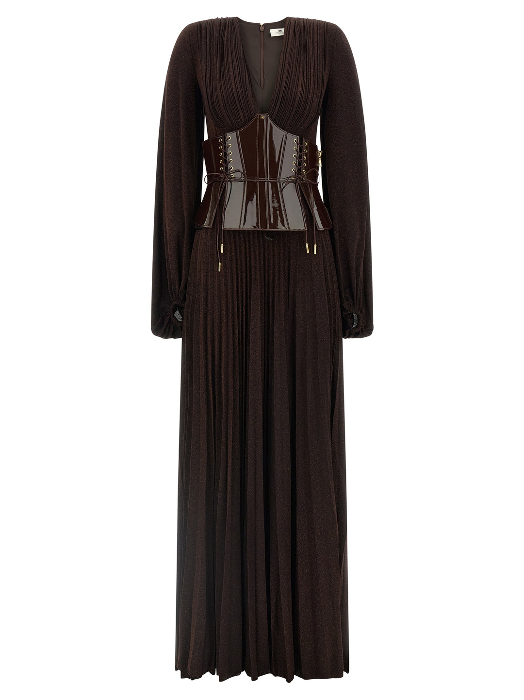 Elisabetta Franchi Red Carpet Dresses - Brown | 2ac6e46610caee7fcc463b239427640978956447