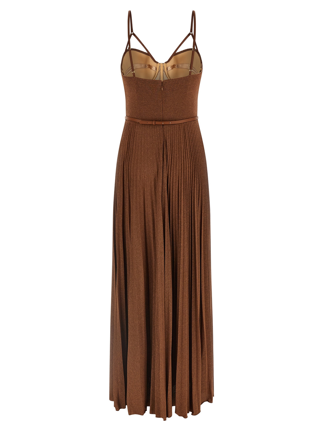 Elisabetta Franchi Red Carpet Dresses - Brown | a3340ad25c4a994001ab4ecccf011e661af1027c