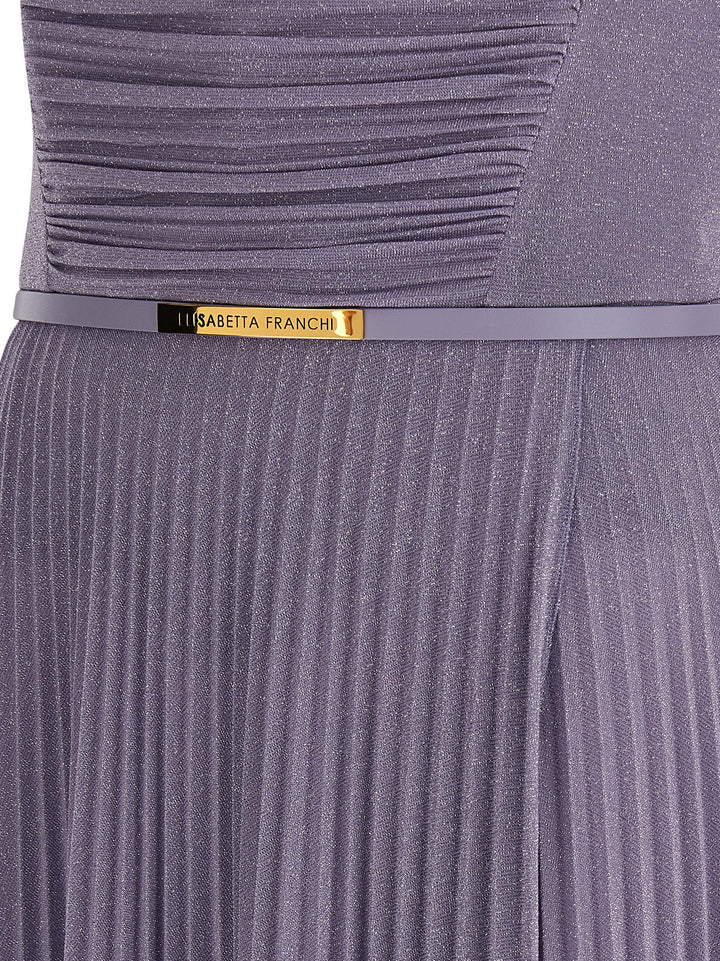 Elisabetta Franchi Red Carpet Dresses - Purple | 87f35ed6450a42b3f8dc18e612d34ea12417756d