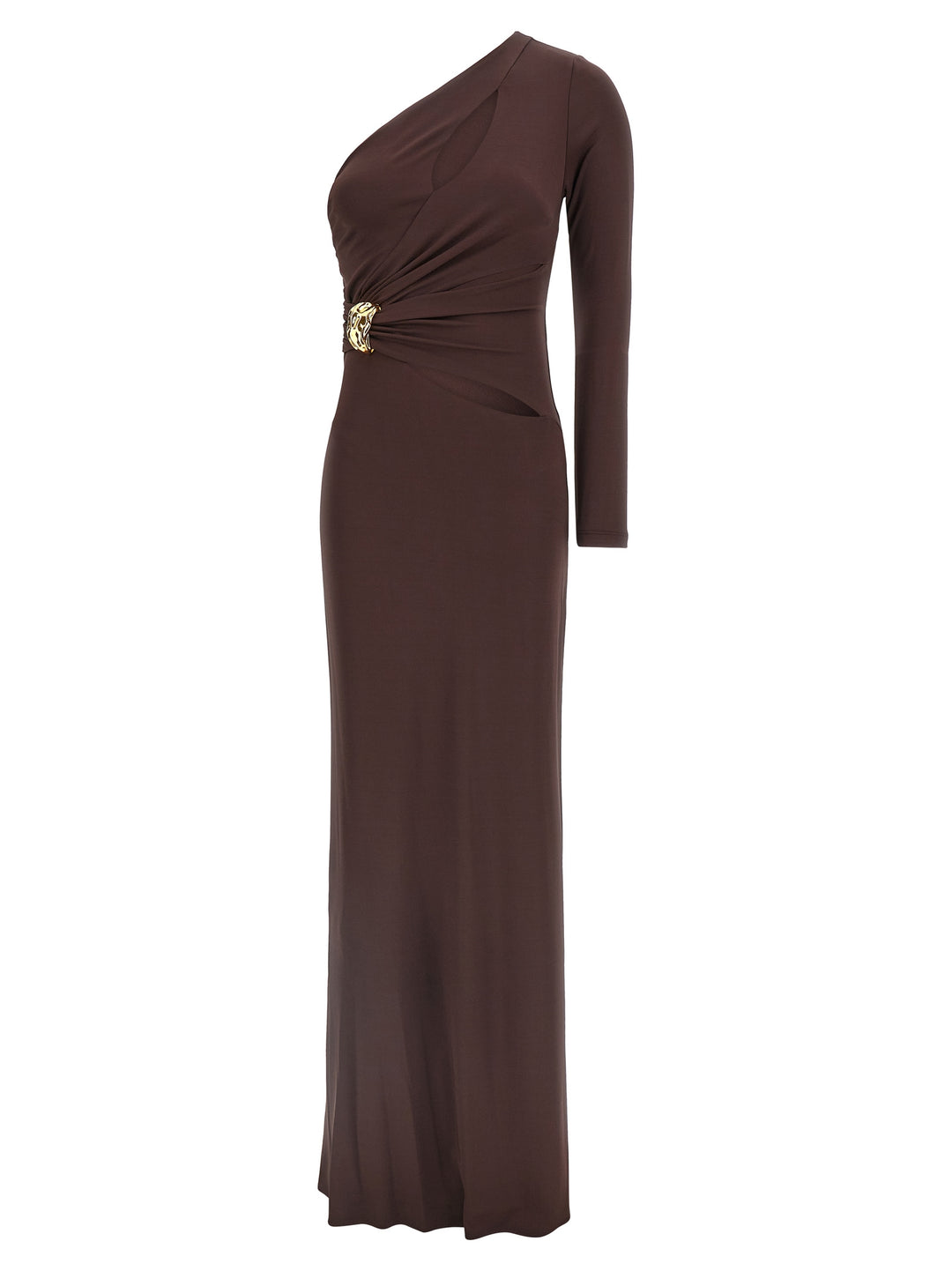 Elisabetta Franchi Red Carpet Dresses - Brown | cd41dc44274d791223a26686eba3e0240458ffd5