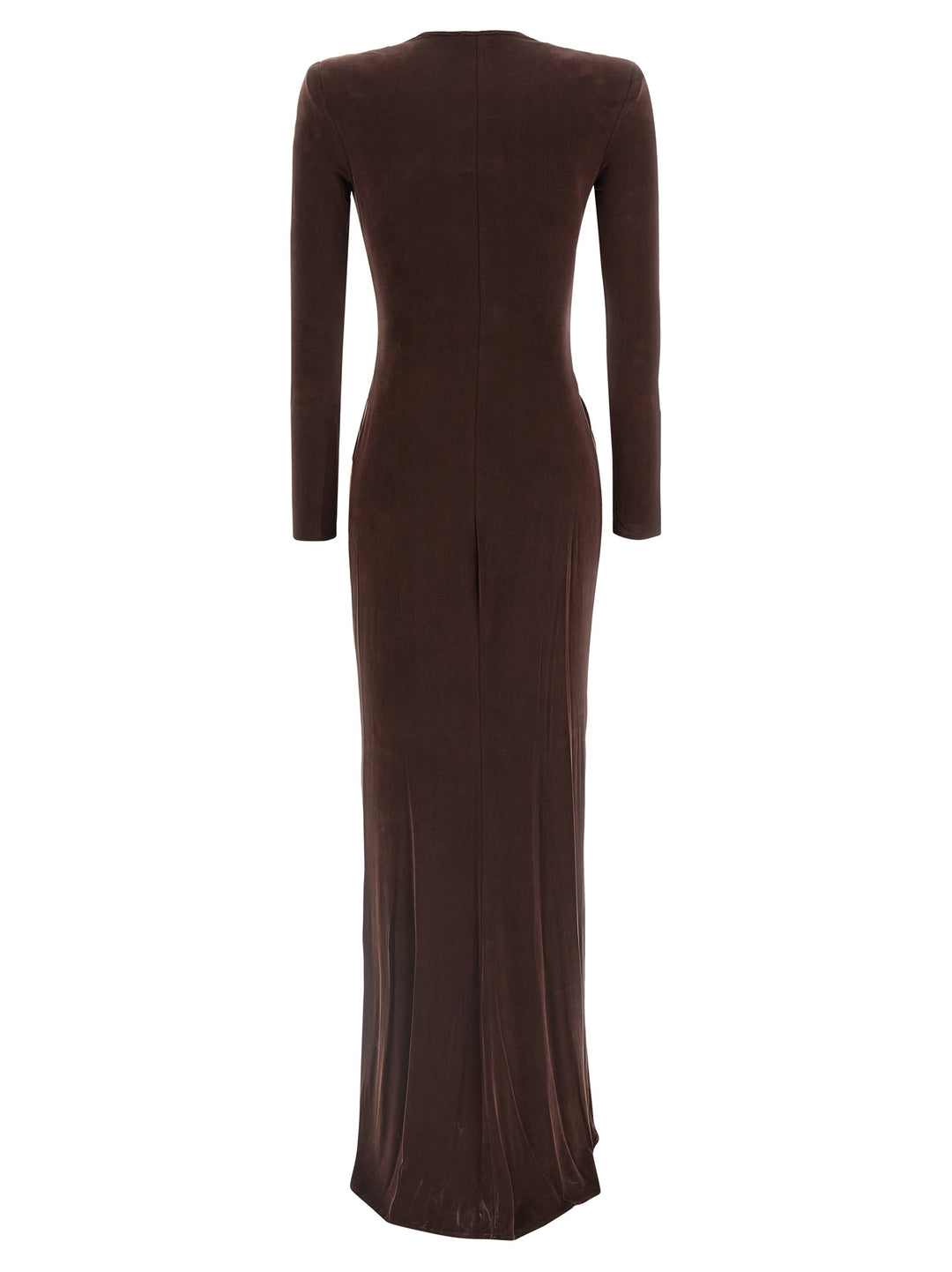 Elisabetta Franchi Red Carpet Dresses - Brown | 1122d6096b3342f946222e9c2b888209001ec3cd