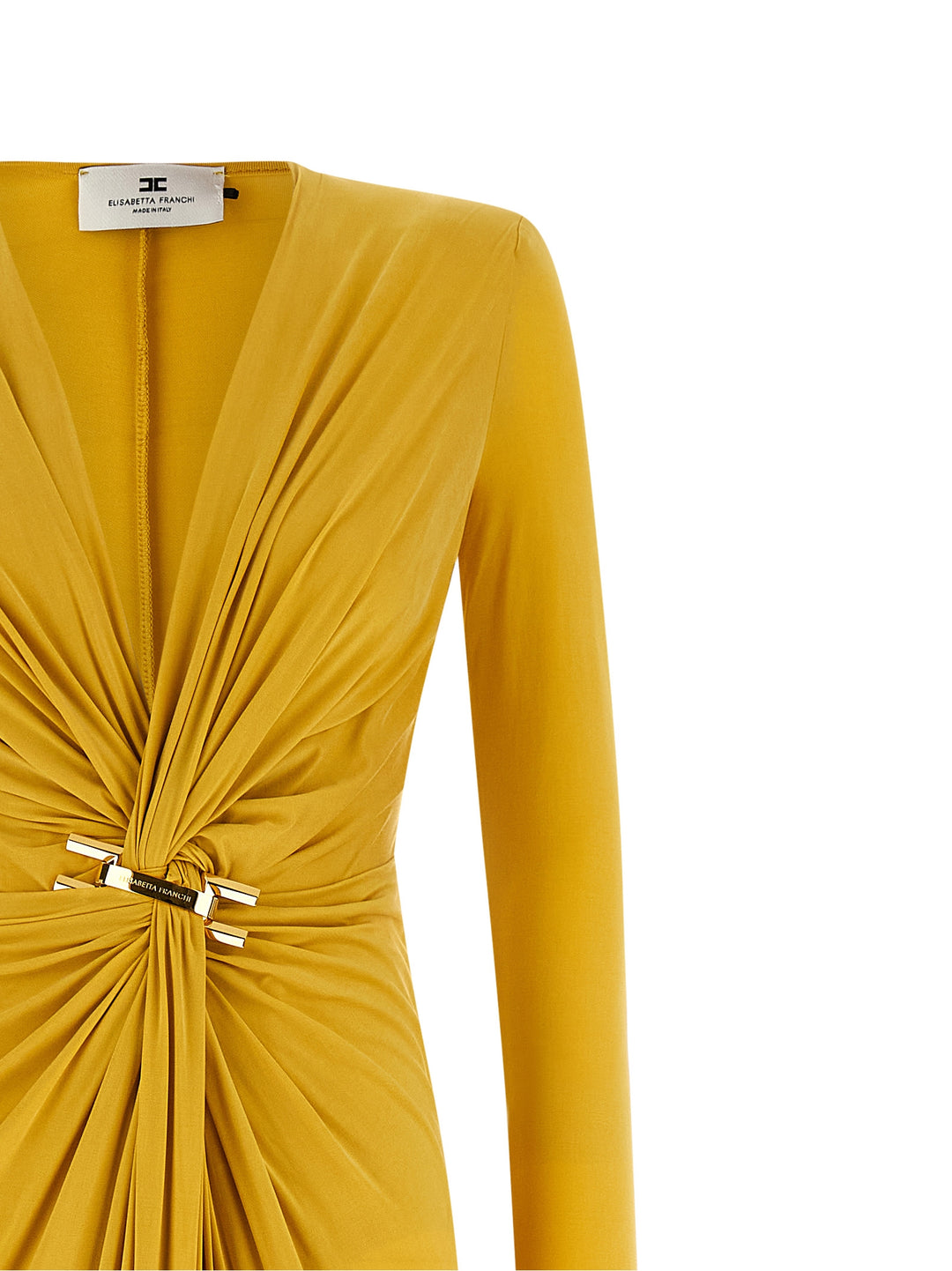 Elisabetta Franchi Red Carpet Dresses - Yellow | c5d6a2d8bba58751bb808d4ffda404879049c0f7