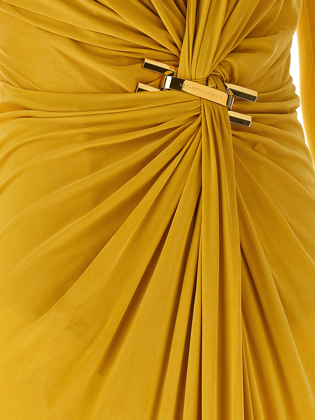 Elisabetta Franchi Red Carpet Dresses - Yellow | 8b93b562601b17008b96460c3e442563d48843dd