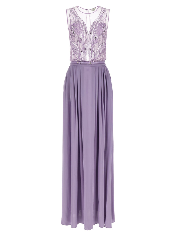 Elisabetta Franchi Red Carpet Dresses - Purple | 6cac8ace52618c7e809671159f5e8074cceddd23