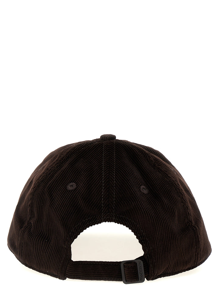 Logo Embroidery Velvet Cap Hats Brown