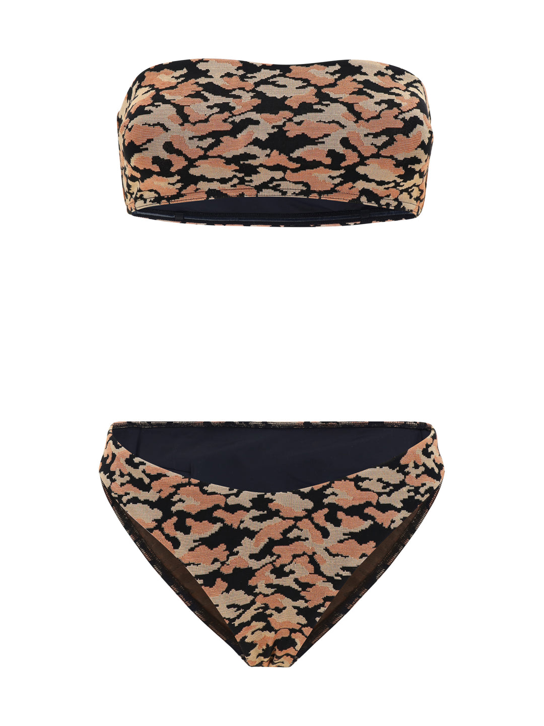 WAVERLY TEXTURE BANDEAU BIKINI