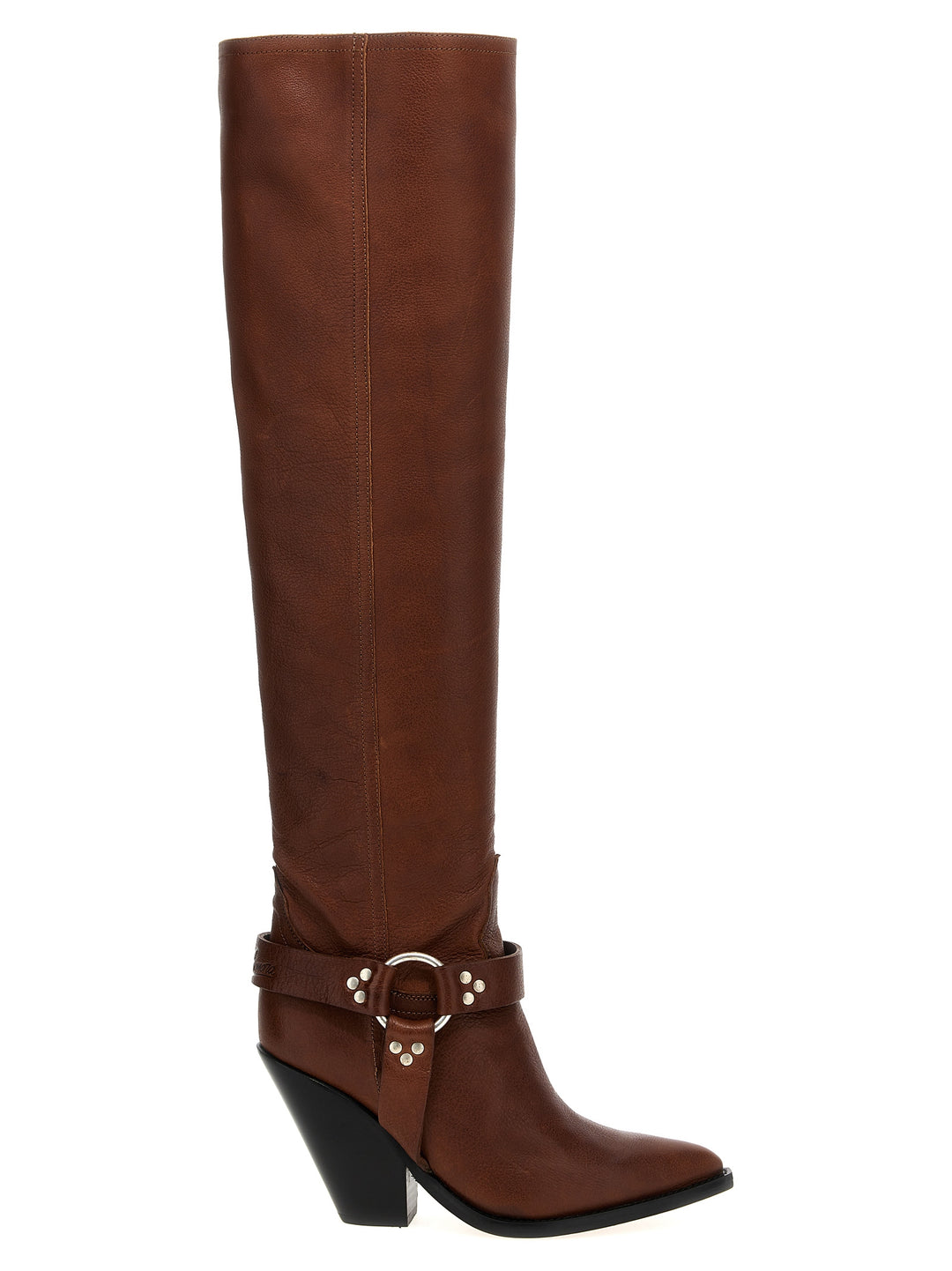 Acapulco Belt Boots, Ankle Boots Brown