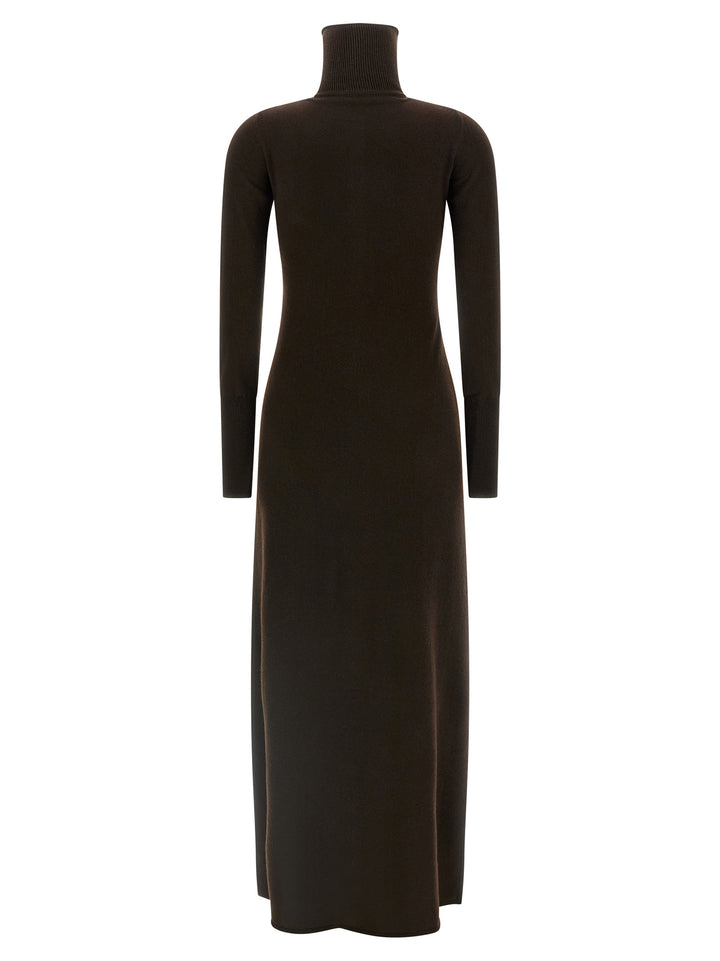 Tom Ford High Neck Dress Dresses - Brown | 3c22d317032f81fb7a7f2097a7621bf31f968f61
