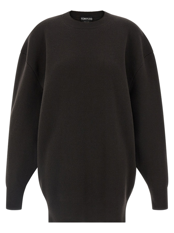 Tom Ford Sculptural Double Face Dresses - Brown | 191109e1271f30e095081cadfe66c116b6359ddf