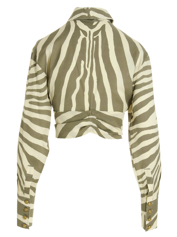 Balmain Zebra Shirt Shirt and Blouse - Multicolor | f1654273a7101837a316dd8ea42973f035504233