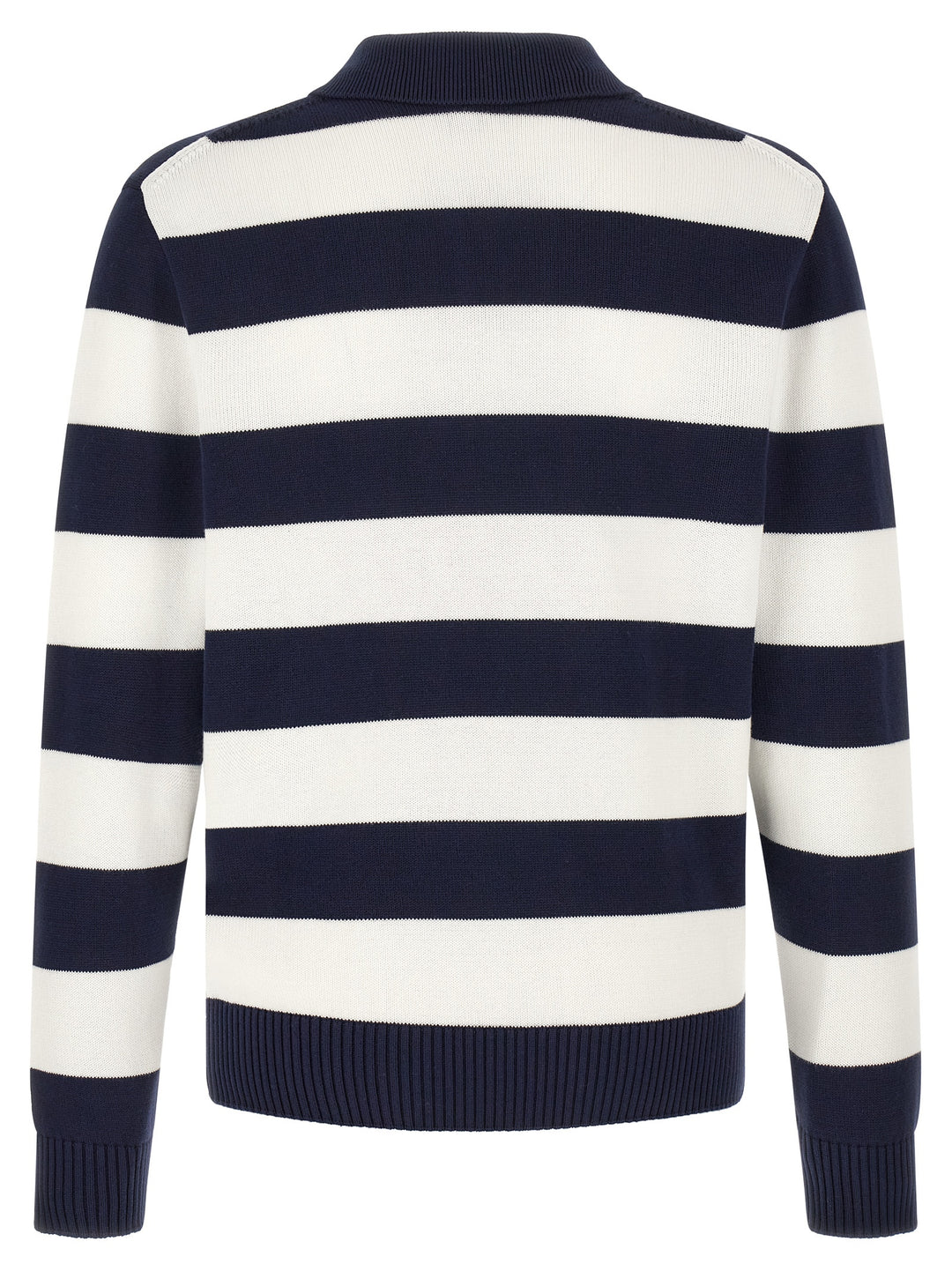 Lacoste Striped Pulover With Polo Collar Sweaters and Cardigans - White | fdbf2ba1affdbbb6f3935468b38176836b5309b5