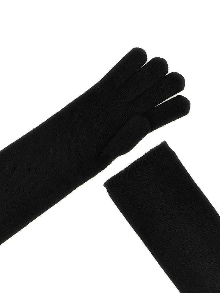 Max Mara Alaggio Gloves - Black | 8906f7c8332f3b60fe540ddaaec8d0e729c5792a