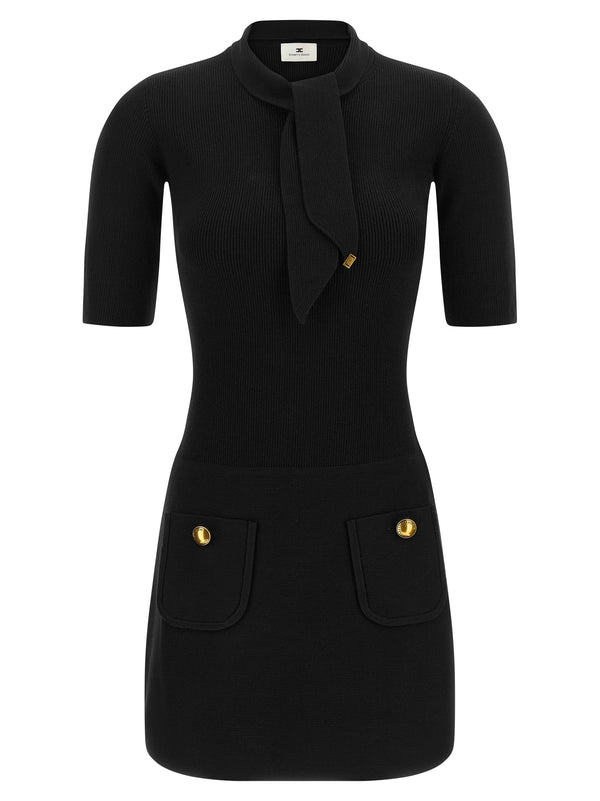 Scarf Dress Dresses Black
