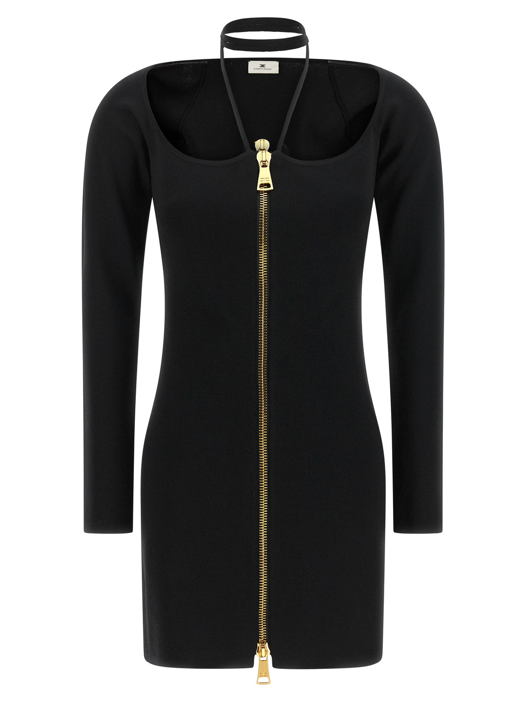 Elisabetta Franchi Fabric Stitch Knit Dress Dresses - Black | bfbbbde814bfadcc1f2001c496058b391812093c