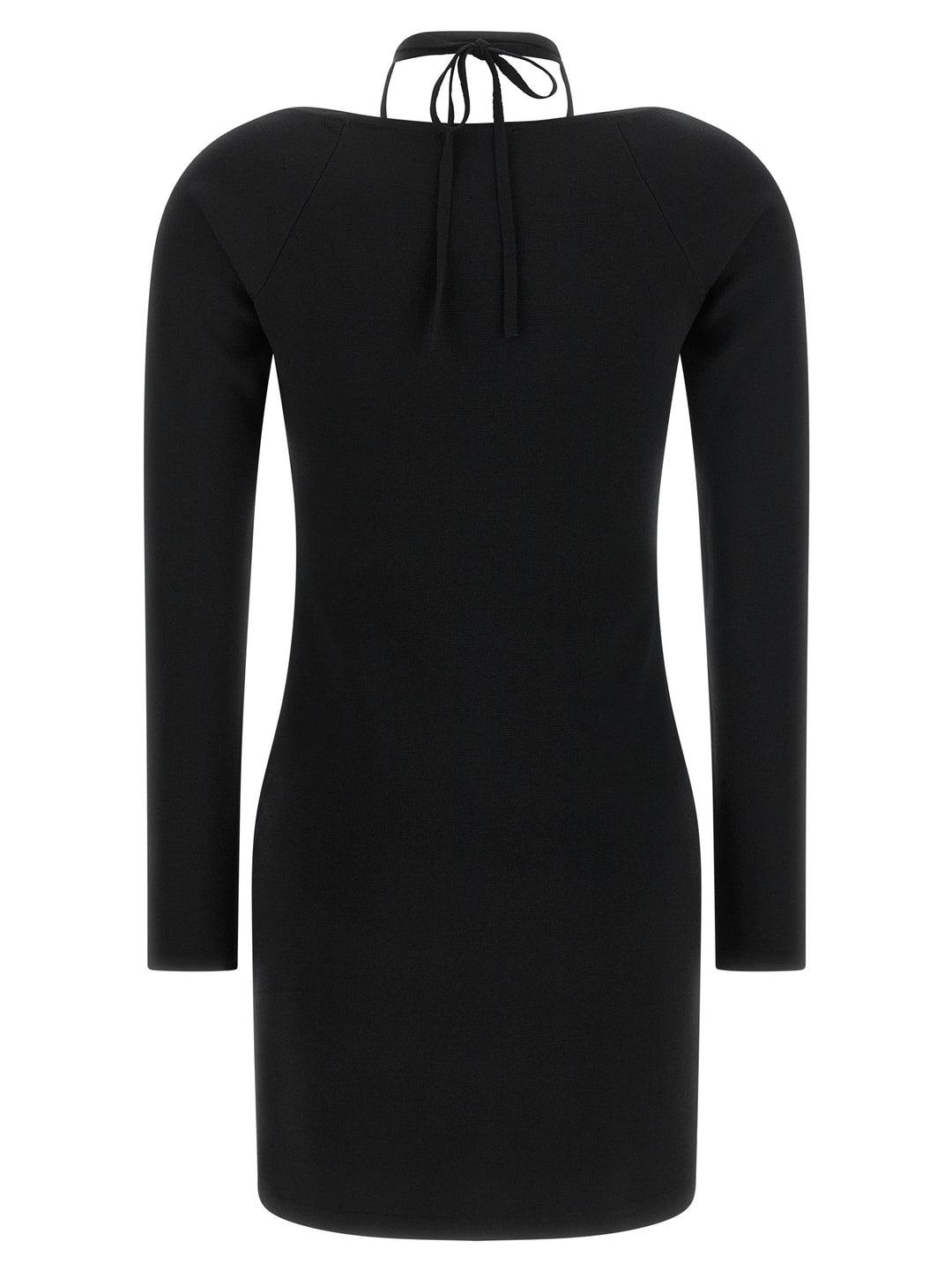 Elisabetta Franchi Fabric Stitch Knit Dress Dresses - Black | 8c62ea7286ef7e3b889b201329f5e310bd9b0d21