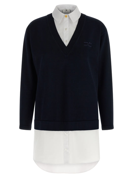 Multi-Layered Dress Dresses Blue