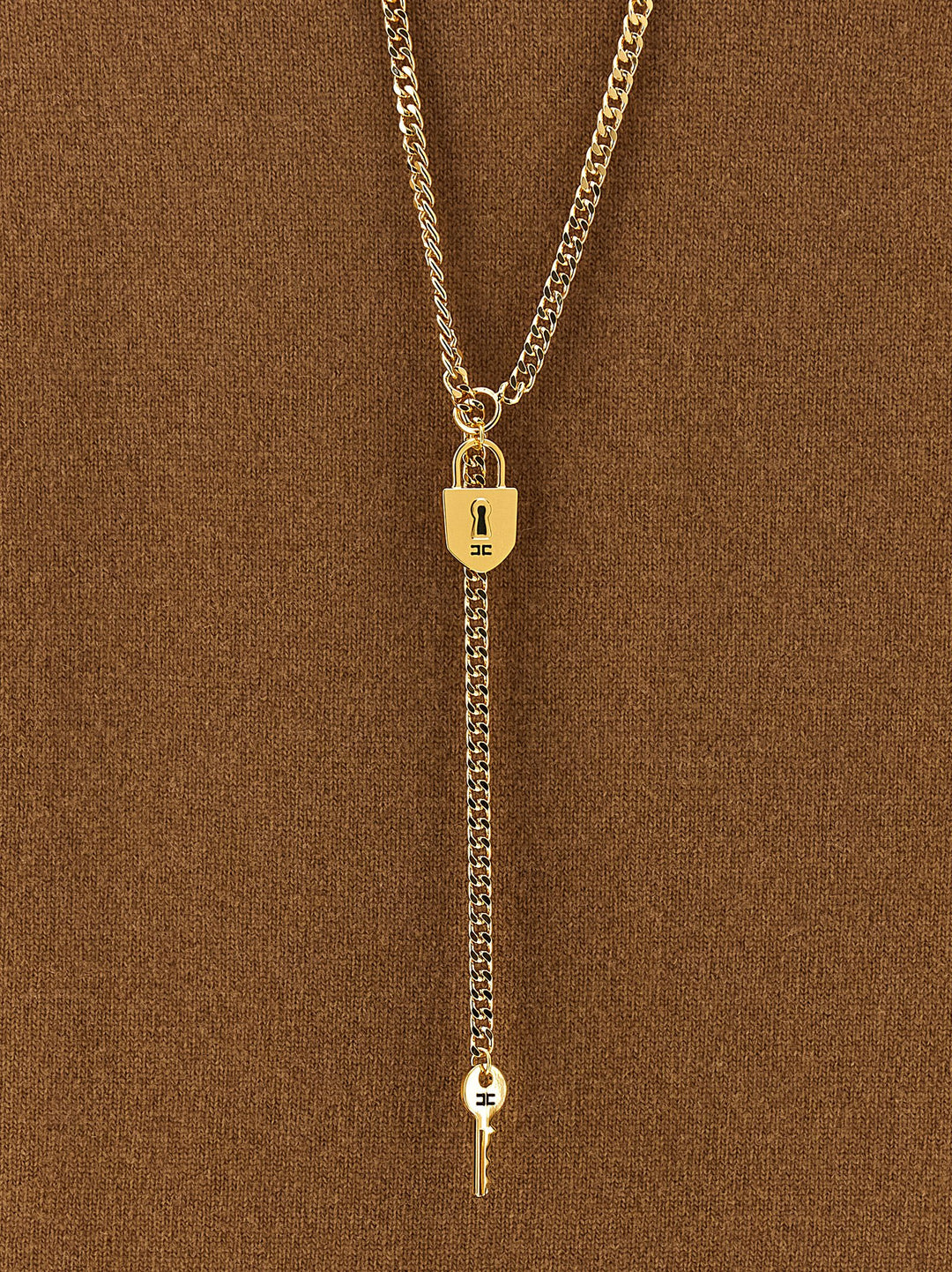 Elisabetta Franchi Necklace Dress Dresses - Brown | 6fc55a0b46f50b0012234dc72b931159a7a396ae