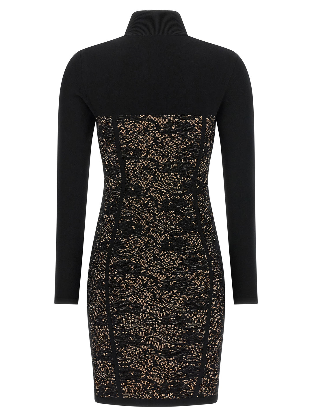 Elisabetta Franchi Jacquard Dress Dresses - Black | 25d6683647d46b4f12a0d27c162d16e15d65d10d