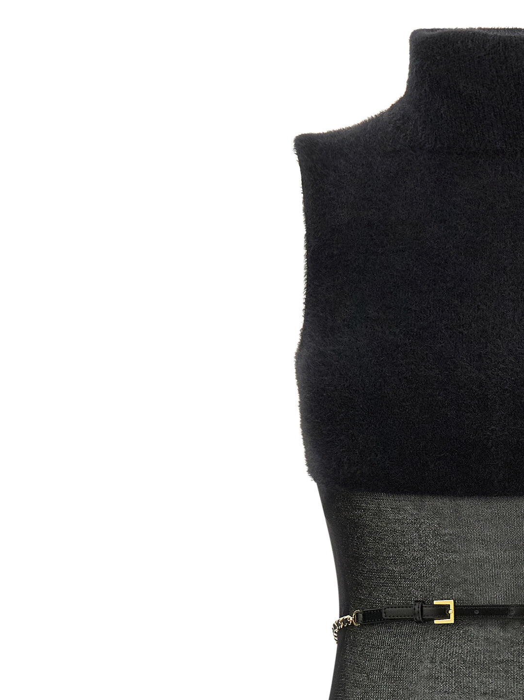 Elisabetta Franchi Gauze Insert Dress Dresses - Black | 791ab2761c91bf2be4131a42eb904391b919d316