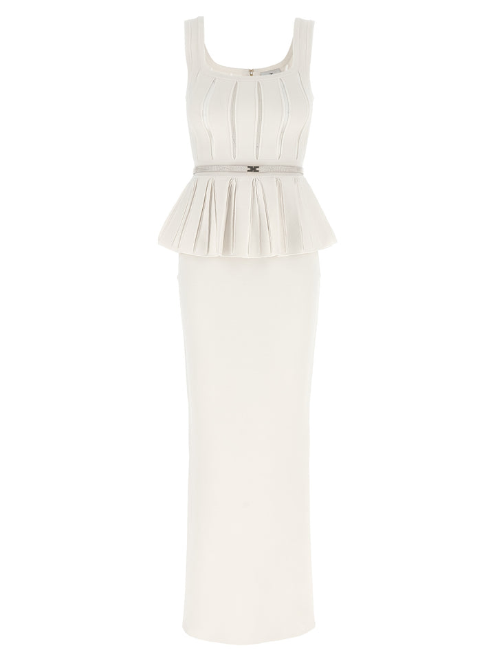 Elisabetta Franchi Red Carpet Dresses - White | 085b2a080a7f0725e4f12906598f2280bf70c4c4