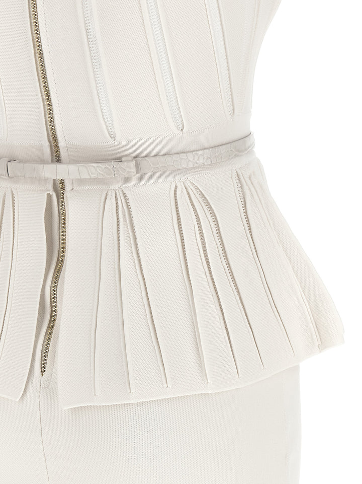 Elisabetta Franchi Red Carpet Dresses - White | a7f91ce1e3b2193f550d7b96387f4f4651e8e7a1