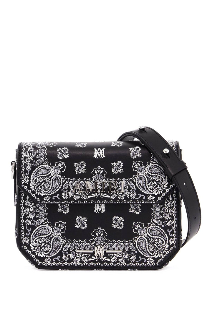 Bandana Embroidered Crossbody Bag With Shoulder