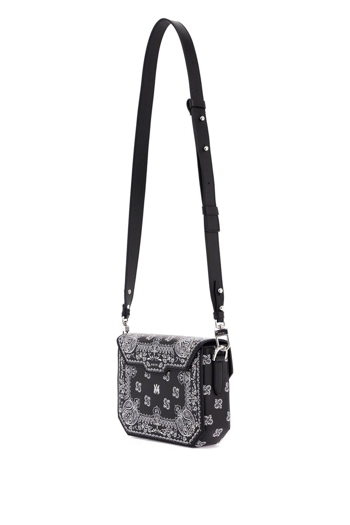 Bandana Embroidered Crossbody Bag With Shoulder