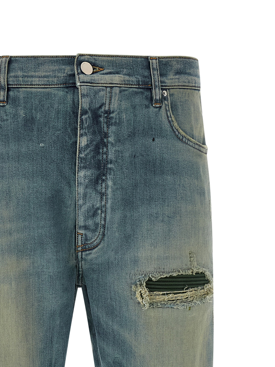 Amiri Amiri Hollywood Mx1 Jeans - Blue | 228904907a09deafc146ddac139dc23114e611a9