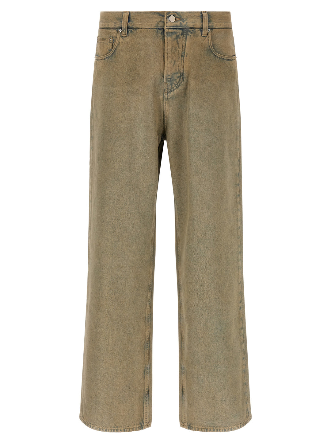 Amiri Wide Leg Jeans - Beige | dd2b7e40b357f270be8977d7820cdd825a27dec6