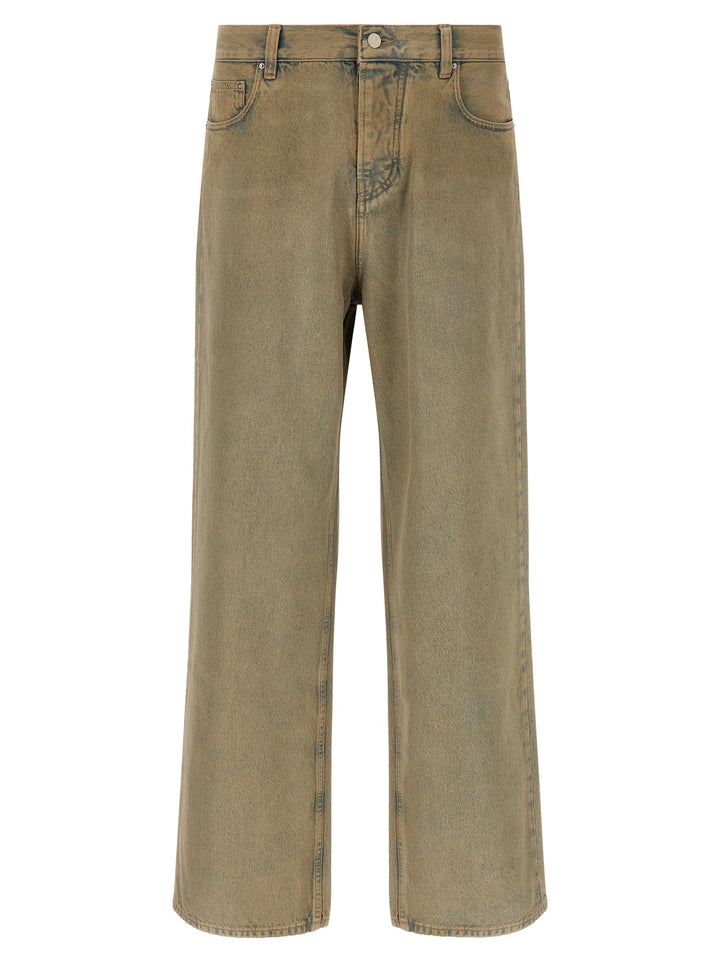Amiri Wide Leg Jeans - Beige | dd2b7e40b357f270be8977d7820cdd825a27dec6