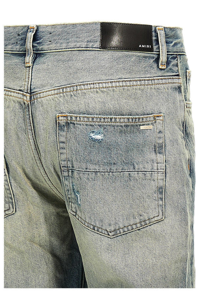 Released Hem Jeans Blue