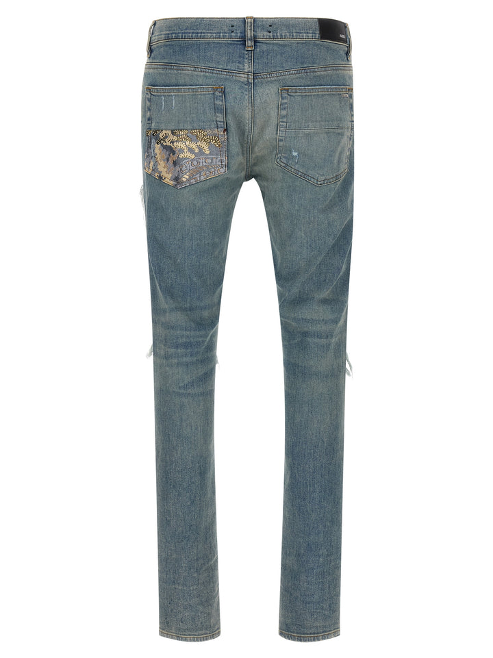 Amiri Crane Mx1 Jeans - Blue | 7d4abe39721c36e1cc68b7ed019e0246d033e095