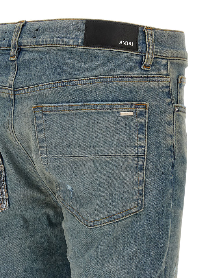 Amiri Crane Mx1 Jeans - Blue | 64abcebb17c6d213b9f8a088cfece42f8e3f3a6d